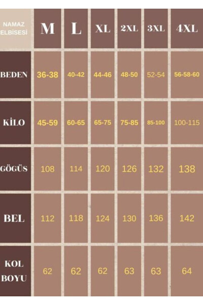 Kadın Yazlık İki Parça Terletmeyen Dökümlü Ferace Namaz Elbisesi Krem-Krem - 2