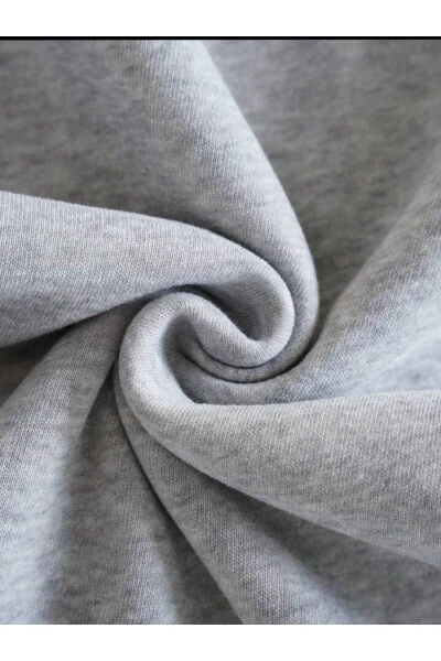 İkili Fırsat Eşofman Seti Paça Lastik Rahat Giyim Jogger Unisex-SİYAH - 7