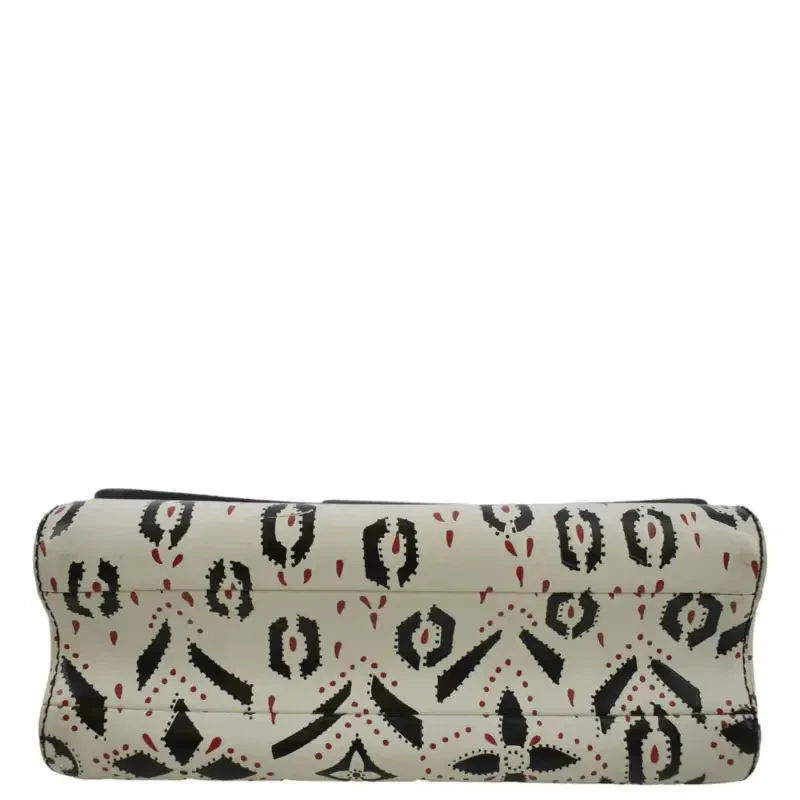 Pre-Owned LOUIS VUITTON LV Twist Graphic MM Leather Shoulder Bag Black - 4