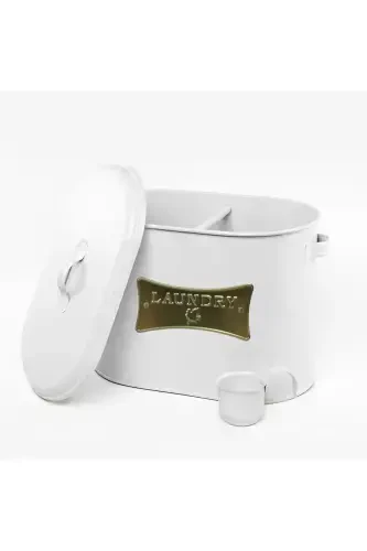 Икки бўлимли масштабли металл пластина босилиб чиқарилган тоз ювиш воситаси учун идиш Lr041 - 4