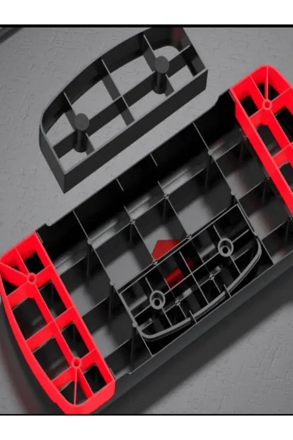 Ikki bosqichli sozlanuvchi mashqlar aerobika, sport va fitness uchun zinapoya platformasi - 5