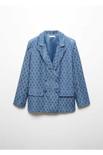Ikki qatorli blazer koʻylagi - 3