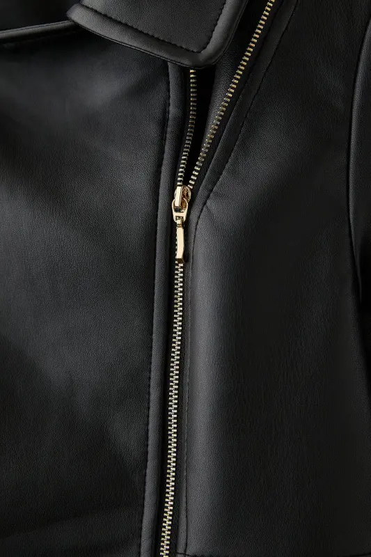 Ikki qavatli charm ko'ylagi - 8