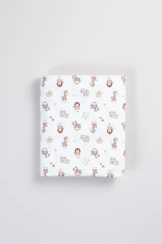 Ikki tomonlama interlok adyol & choyshab %100 paxta Oeko-teks sertifikatli 100 X 85 sm - 3