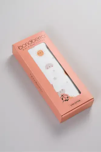 Ikki tomonlama interlok choyshab va adyol 100% paxta Oeko-teks sertifikati 100 X 85 sm-Quyosh - BONDBERRO (1)