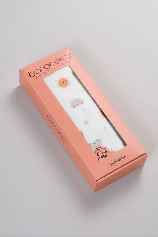 Ikki tomonlama interlok choyshab va adyol 100% paxta Oeko-teks sertifikati 100 X 85 sm-Quyosh - 2