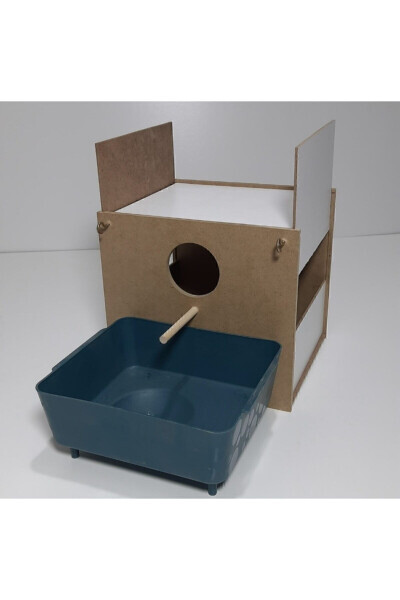 Ikki tomonlama to'tiqush uyasi talaş sovg'a - 6