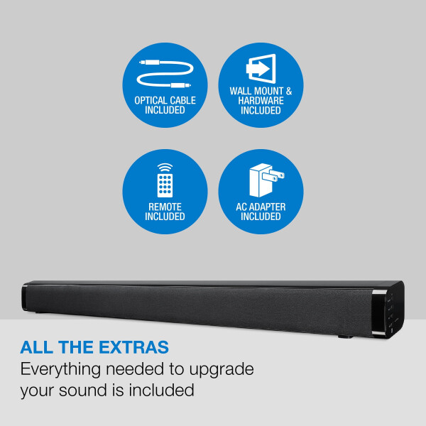 iLive 29-дюймовый беспроводной саундбар Bluetooth, ITB031B - 3