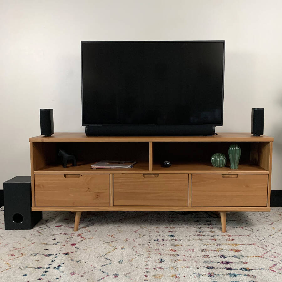 iLive v5.1 Bluetooth 4.1 Kanallı 45'' Soundbar, Kablosuz Subwoofer ve Uydu Hoparlörler, ITBSW423B, Siyah - 6