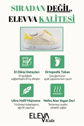 ilk adım ayakkabısı erkek bebek ilk adım ayakkabısı ilk adım ayakkabı ortopedik ilk adım ayakkabısı-Bej - 1