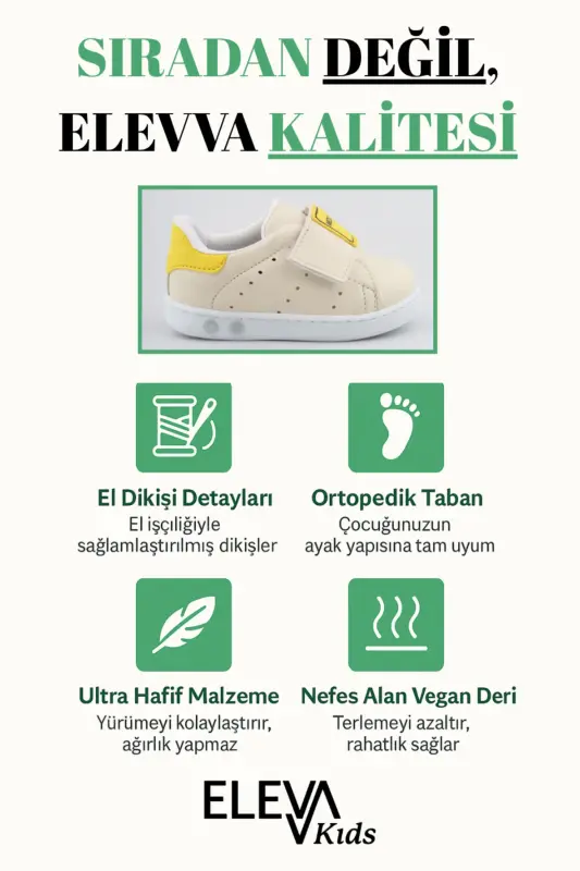 ilk adım ayakkabısı erkek bebek ilk adım ayakkabısı ilk adım ayakkabı ortopedik ilk adım ayakkabısı-Bej - 1