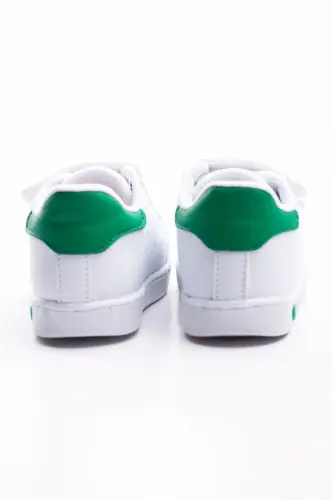 Ilk Adım Ayakkabısı Erkek Bebek Ilk Adım Ayakkabısı Ortopedik Tabanlı Ayakkabı Işıklı Ayakkabı-Beyaz Yeşil - 5