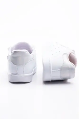 Ilk Adım Ayakkabısı Erkek Bebek Ilk Adım Ayakkabısı Ortopedik Tabanlı Ayakkabı Işıklı Ayakkabı-Gri Beyaz - 5