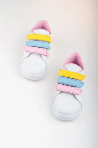 ilk Adım Ayakkabısı Kız Bebek Işıklı ilk Adım Ayakkabısı Ortopedik Ilk Adım Ayakkabısı Yeni Sezon-beyaz renkli - 4