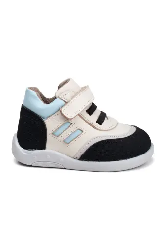 İlk Adım Bebek Ortopedik Unisex Kışlık Ayakkabı İlk Adım Bebek - Bej - SÜPERLAND (1)