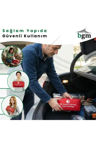 İlk Yardım Çantası Acil Müdahale Kiti Temel Malzemeler - 5