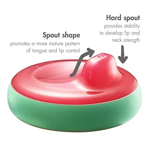 The First Years Dinosaur Kids Insulated Sippy Cups - Dishwasher Safe Spill Proof Toddler Cups - Ages 12 Months and Up - 9 Ounces - 2 Count - 5