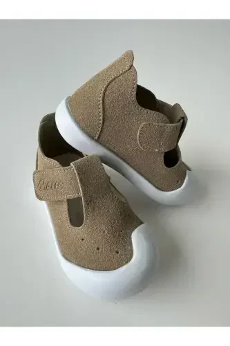 İlkadım Orthopedic Shoes Baby Girl Shoes Baby Boy Shoes-BEIGE - MACCO SHOES (1)