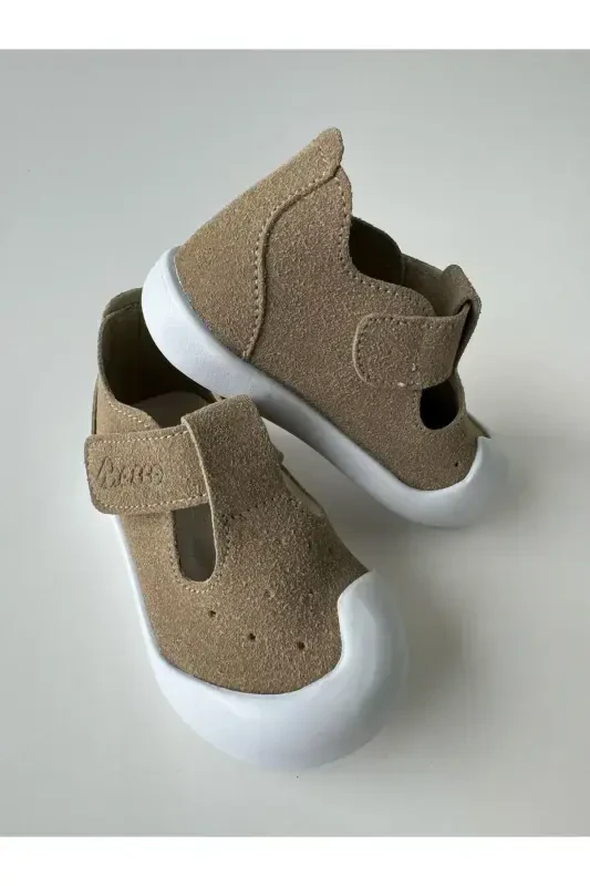 İlkadım Orthopedic Shoes Baby Girl Shoes Baby Boy Shoes-BEIGE - 2