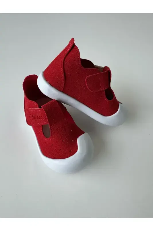 İlkadım Orthopedic Shoes Baby Girl Shoes Baby Boy Shoes-RED - 3