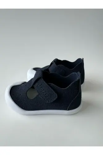 İlkadım Ortopedik Ayakkabı Kız Bebek Ayakkabı Erkek Bebek Ayakkabı - LACİVERT - MACCO SHOES (1)