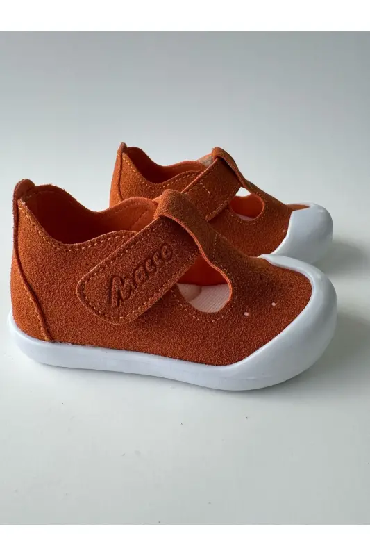 İlkadım Ortopedik Poyafzal Qizaloq Poyafzali O'g'il Bola Poyafzali - TURUNCU - MACCO SHOES