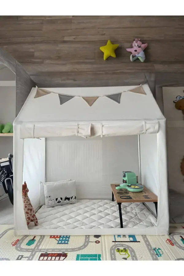 Illuminated Playhouse Children's Play Tent with Cushion and Pillow - 2