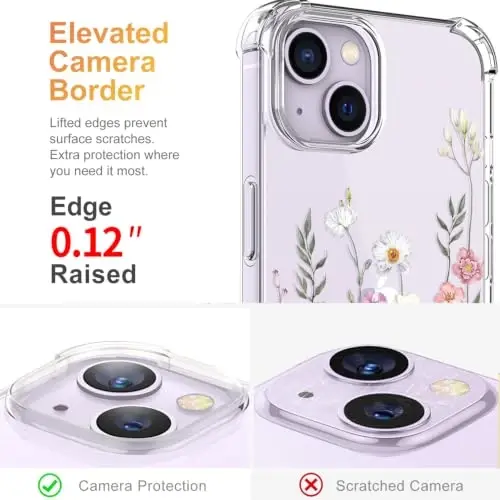ilnehc for iPhone 13 Case & iPhone 14 Case (6.1