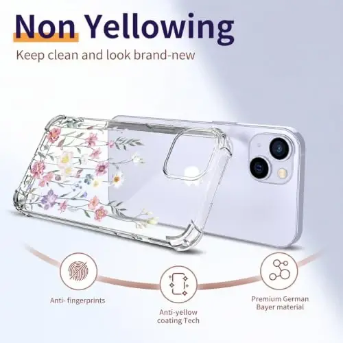 ilnehc for iPhone 13 Case & iPhone 14 Case (6.1