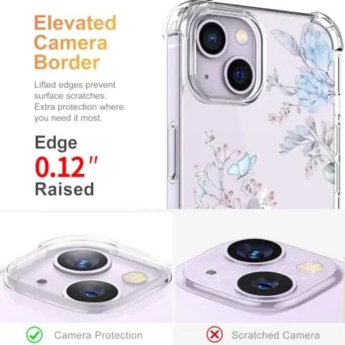 ilnehc for iPhone 13 Case & iPhone 14 Case (6.1