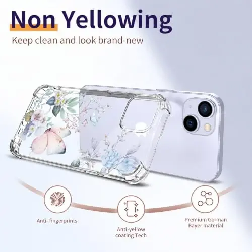ilnehc for iPhone 13 Case & iPhone 14 Case (6.1