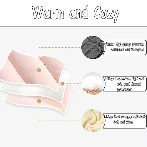 Ilyboz Infant Toddler Snowsuit Cute Baby Bear Suit Newborn Winter Coat Warm Hooded Jumpsuit for Boys Girls - 4