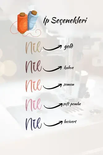 Именной трикотажный джемпер унисекс для малышей и детей с круглым вырезом - Подарок для новорожденного - Именной джемпер - вышитый экрю - 7