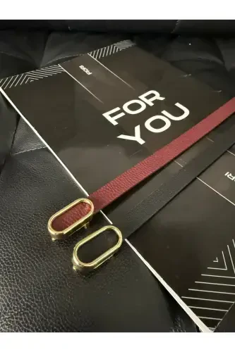 Import Oval Oltin Tokali Ince Kamar, Shim Kamari, Ko'ylak Kamari, Kurtka Kamari-Qora - FIORI (1)