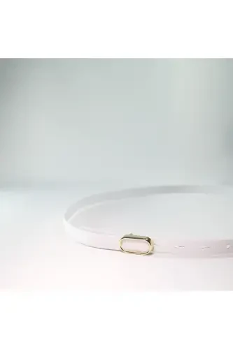 Import Qilib Oval Oltin To'qali Yupqa Kamar, Shim Kamar, Ko'ylak Kamar, Jeton Kamar - 8