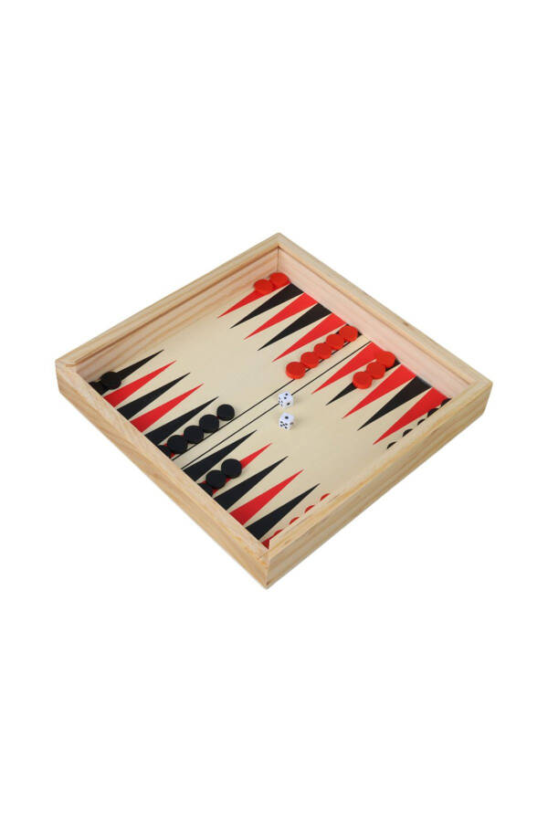 Imported Wooden Five-Game Set (chess, checkers, backgammon, K.brother, S.test) - 2