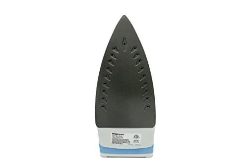 Impress Basic Clothing Iron | Non-Stick | Compact | Spray | Adjustable Steam | Fabric Selector | Swivel Cord | Lightweight | 1200-Watt (Blue) - Impress (1)