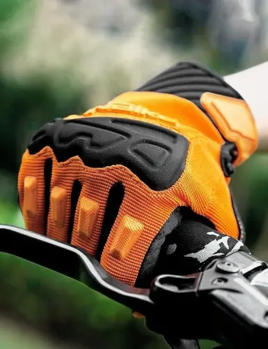 INBIKE Erkek Dağ Bisikleti Eldivenleri Eklem Korumalı Dolgulu Erkek Bisiklet Eldivenleri MTB Motokros Yarışları Dirtbike için Nefes Alabilir 