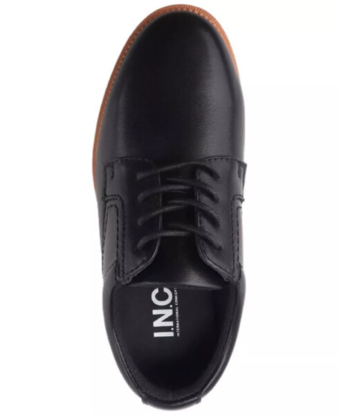 I.N.C. International Concepts Little and Big Boys Halden Lace Up Casual Dress Shoes Black - 4