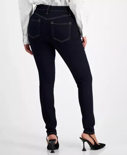 Petite Skinny-Leg Denim Jeans, Created for Modazone-Dark Indigo - I.N.C. INTERNATIONAL CONCEPTS (1)