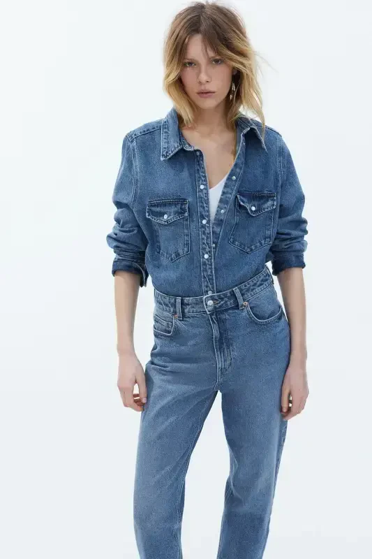 Slim Mom High Ankle Jeans - 2