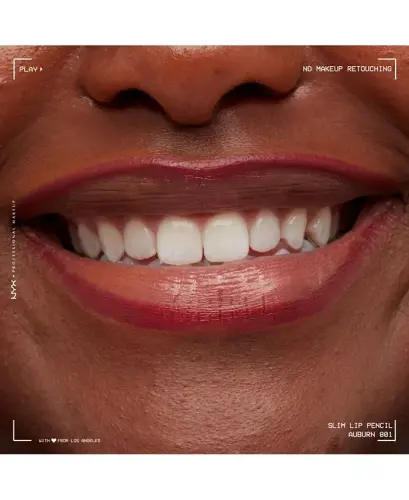 Slim Lip Pencil Creamy Long-Lasting Lip Liner - Auburn - 7