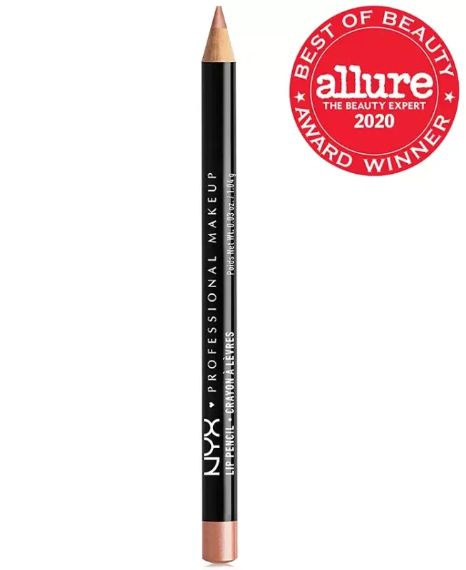 Slim Lip Pencil Creamy Long-Lasting Lip Liner-Beige - 1