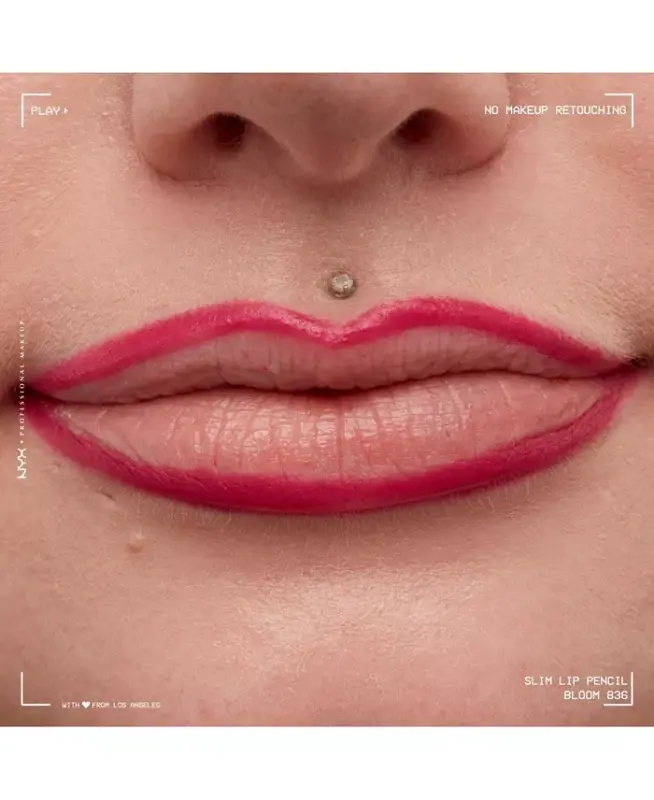 Slim Lip Pencil Creamy Long-Lasting Lip Liner-Bloom - 9