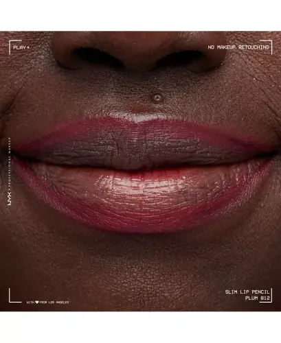 Slim Lip Pencil Creamy Long-Lasting Lip Liner-Plump Plum - 9