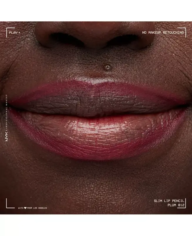 Slim Lip Pencil Creamy Long-Lasting Lip Liner-Plump Plum - 9