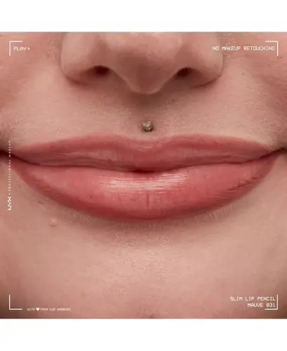 Slim Lip Pencil Creamy Long-Lasting Lip Liner - Mauve - 9