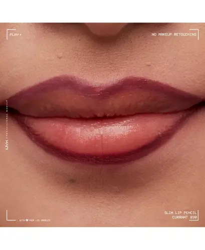 Slim Lip Pencil Creamy Long-Lasting Lip Liner - Currant - 9