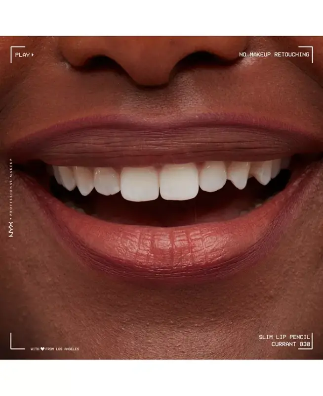 Slim Lip Pencil Creamy Long-Lasting Lip Liner-Currant - 8
