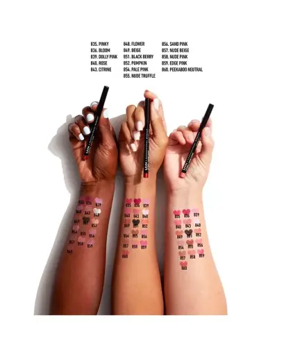 Slim Lip Pencil Creamy Long-Lasting Lip Liner - Peekaboo Neutral - 6